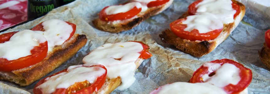 Bread pizzas